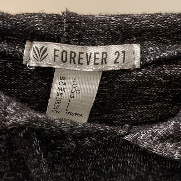 Forever 21 Crop Hoodie - Picture 2 of 3